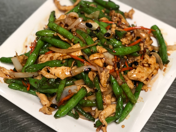 32. Green Bean in Black Bean Sauce