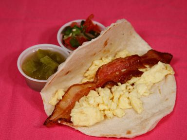 80. Bacon/Egg Taco