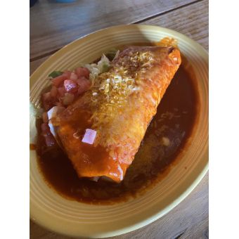 Smothered Breakfast Burrito