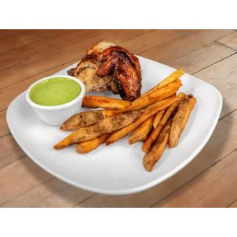 #3 Rotisserie Chicken Breast&Wing, French Fries