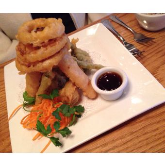 Vegetable Tempura Dinner