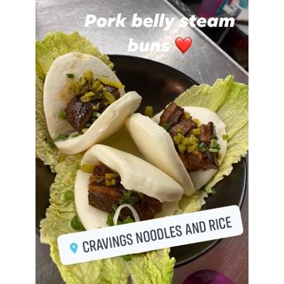 pork belly steam buns