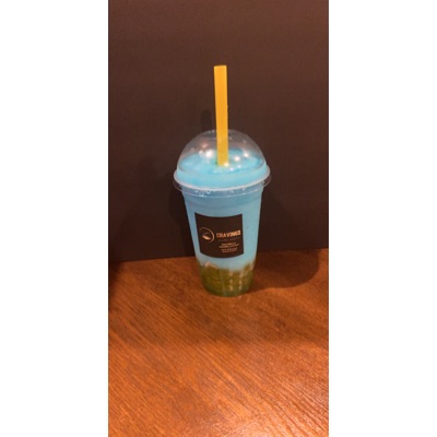 Blue raspberry slushie