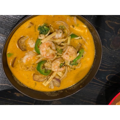 Cravings red curry shrimp