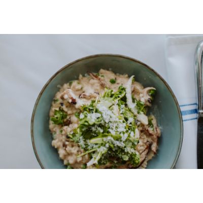 Mushroom & Pea Risotto