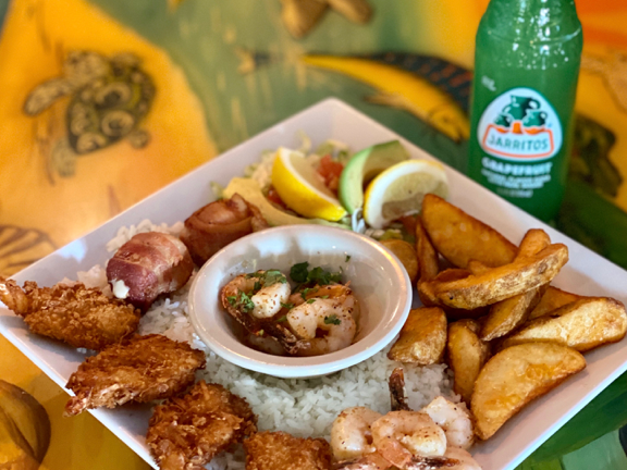 La Playa Combination (shrimp sampler)