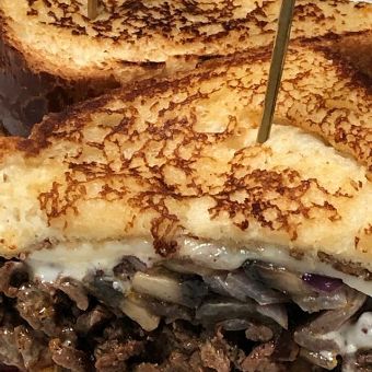 Blackened Ribeye Philly Sandwich