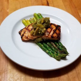 Salmon Filet w/ Salsa Verde