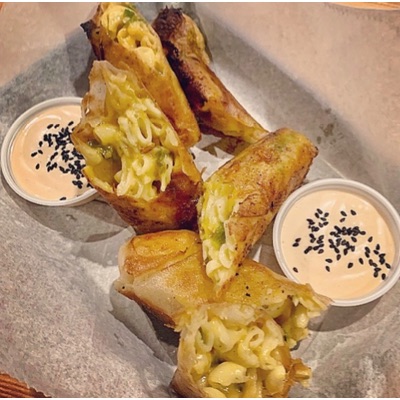 Green Chile Mac&Cheese Eggrolls