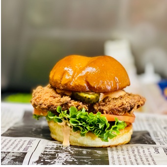 Spicy Chicken Tikka Sandwich