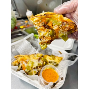 Green Chile Cheese Naan