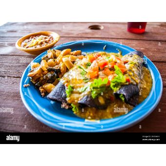 Enchiladas- Blue Corn Shredded Beef