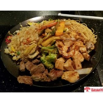 Hibachi Steak and Shrimp Lunch