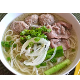 19. Rare Steak and Meatballs Noodle Soup