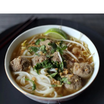 20. Meatball Noodle Soup