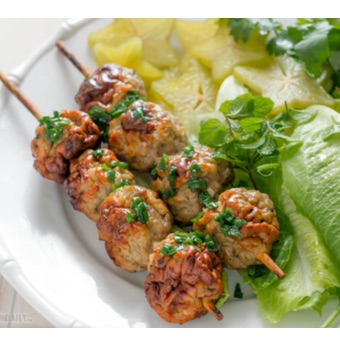 4. Grilled Meatballs