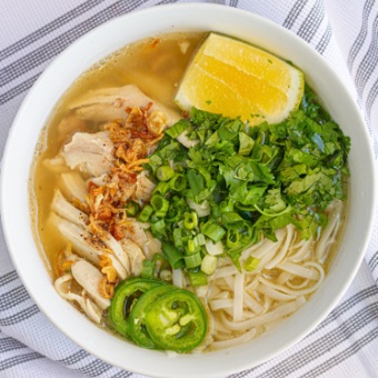 21. Chicken Beef noodle soup