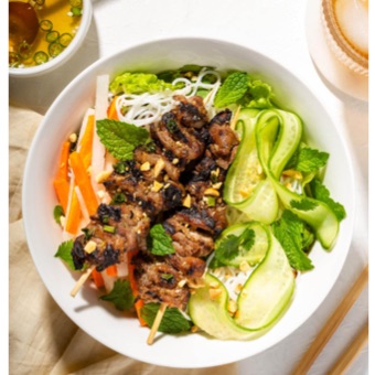 49. grilled pork noodle bowl