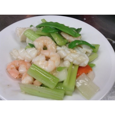 21A	Snow Peas and Celery w/ Seafood