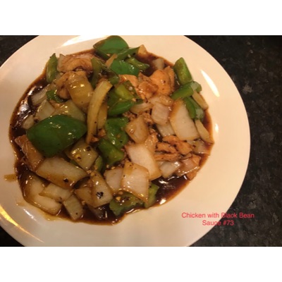 73 Sliced Chicken w/ Black Bean Sauce