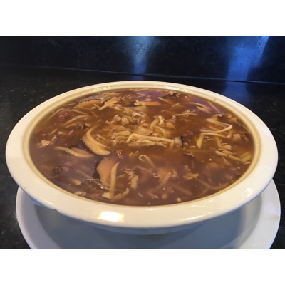 16 Shredded Duck Meat in Thick Soup