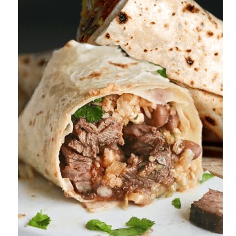 Carne Adobada Burrito