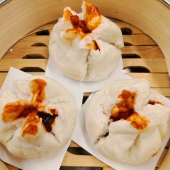 6. Steamed BBQ Pork Buns(3pcs)