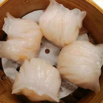 1. Steamed Shrimp Dumplings(4pcs)