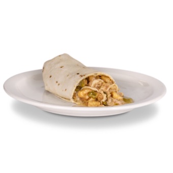 Green Chile Chicken Burrito