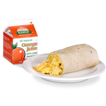 Kids Egg and Cheese Burrito