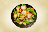 77. Roast Pork or Chicken with Snow Peas