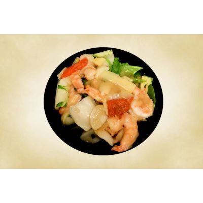 93. Shrimp with Chinese Vegetable (Bok Choy)