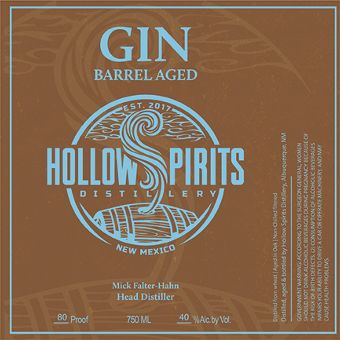 Gin Barrel Aged Bottle