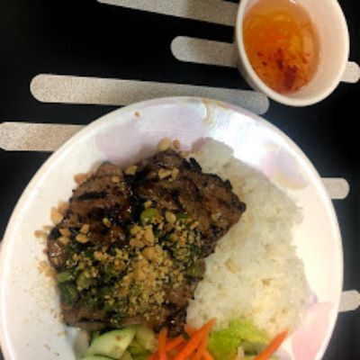 67. Rice With Grilled slice Pork