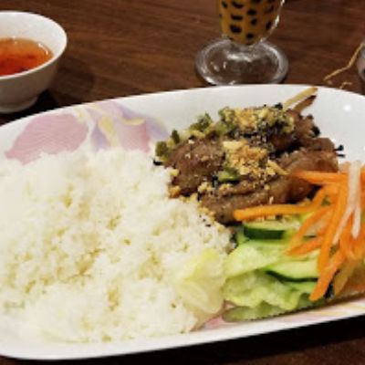 65. Rice WIth Grilled Onion Beef Rolls