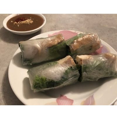 1.Vegetarian Tofu and Vegetables Spring Rolls (2)