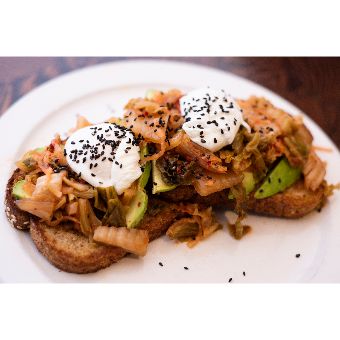 Avocado Kimchi Toast