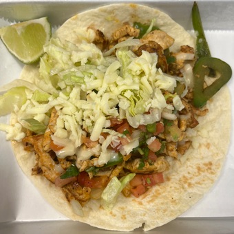 CHICKEN FAJITA TACO