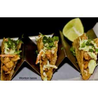 Wonton Chicken Tacos(3ct)