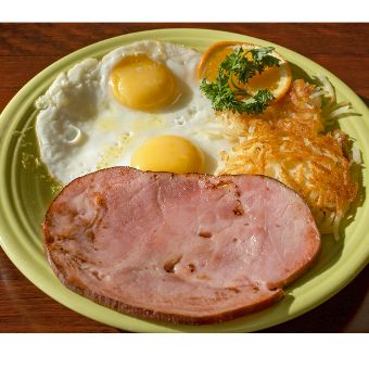 Two Eggs And Meat