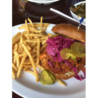 Red Chile BBQ Pork Sandwich