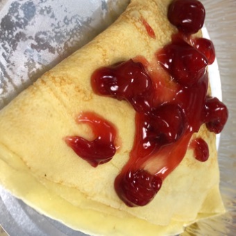 Cherry Crepe