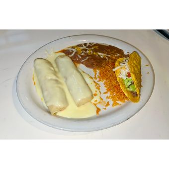 40.  Enchiladas & taco