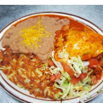 Huevos with Carne Adovada