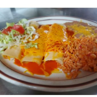 Cheese Enchilada Plate