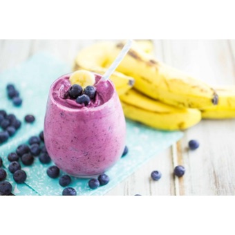 Milk, Blueberry and Banana