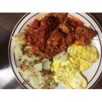 Carne Adovada & 2 Eggs