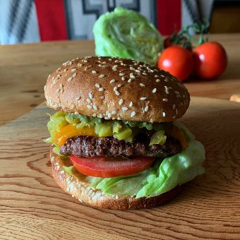 GREEN CHILE CHEESEBURGER