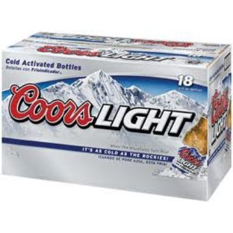 Coors Lt 18pk Btl