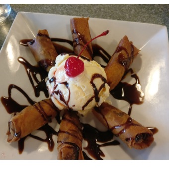 Fried Banana With Ice Cream